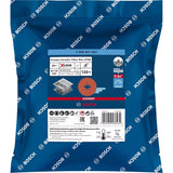 Bosch Professional Expert X-LOCK Prisma Ceramic Fibre Disc, R782 Inox 115mm, G120
