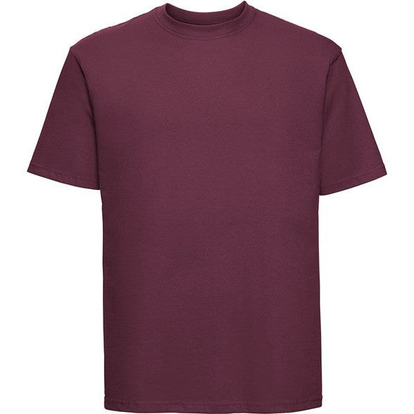 Russell Europe Super Ringspun Classic T-Shirt - Burgundy