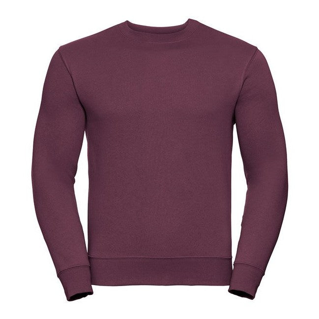 Russell Europe Set-In Sleeve Sweatshirt - Burgundy