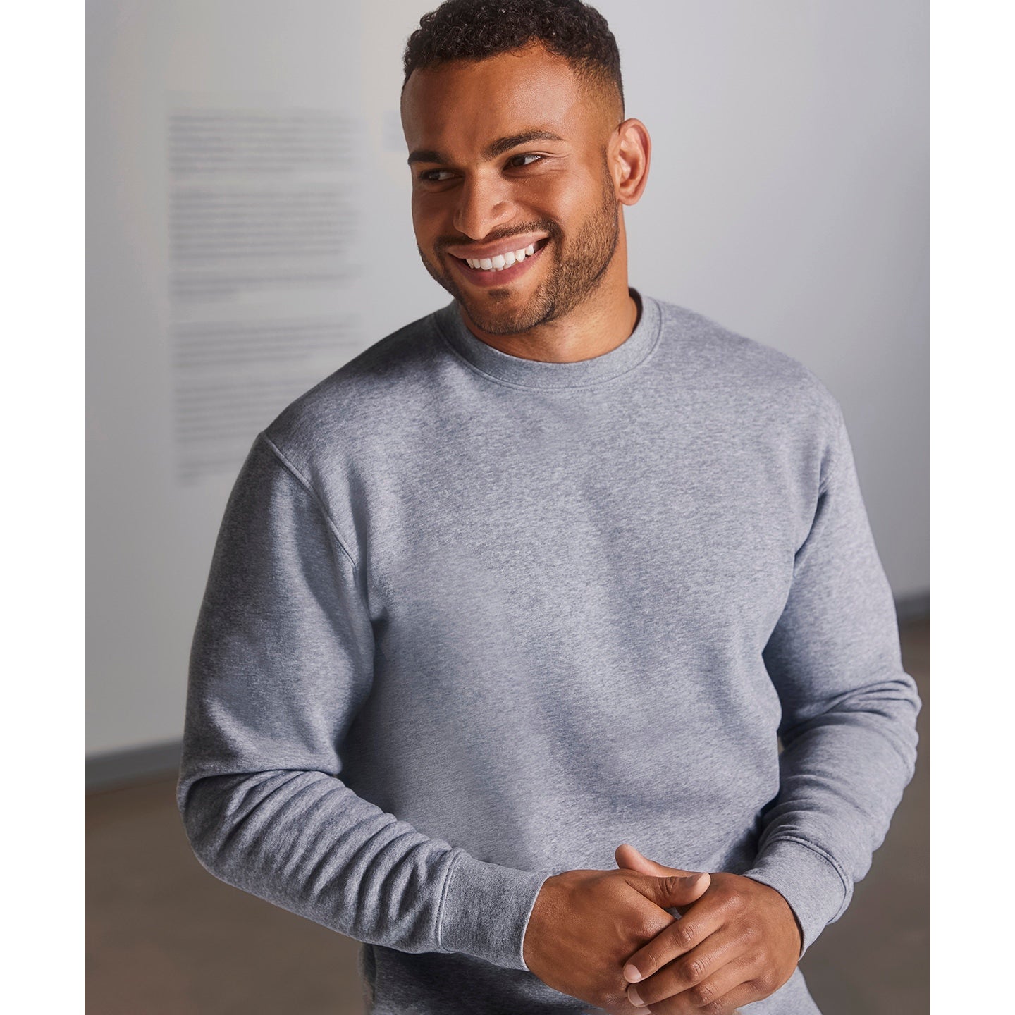 Russell Europe Set-In Sleeve Sweatshirt - Sport Heather