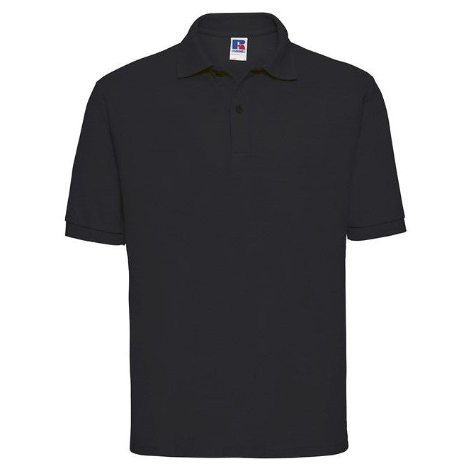 Russell Europe Classic Polycotton Polo - Black