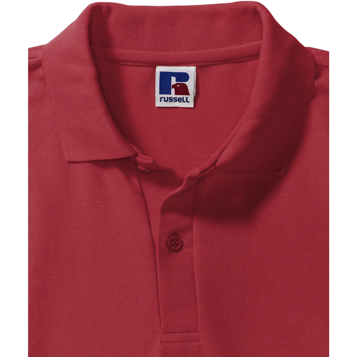 Russell Europe Classic Polycotton Polo - Bright Red