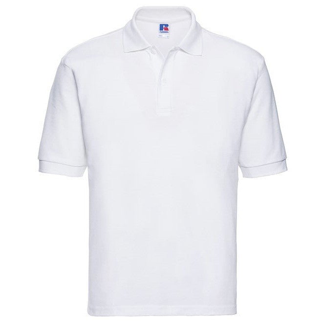 Russell Europe Classic Polycotton Polo - White