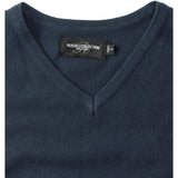 Russell Collection V-Neck Sleeveless Knitted Sweater