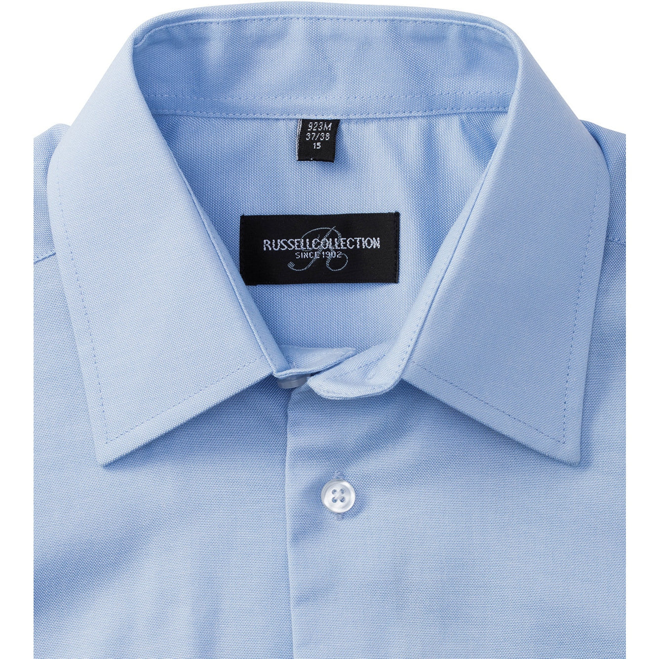 Russell Collection Short Sleeve Easycare Tailored Oxford Shirt