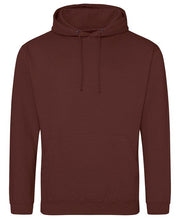 Awdis Just Hoods College Hoodie - Chocolate Fudge Brownie