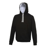 Awdis Just Hoods Varsity Hoodie - Jet Black/Arctic White