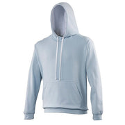 Awdis Just Hoods Varsity Hoodie - Sky/Arctic White