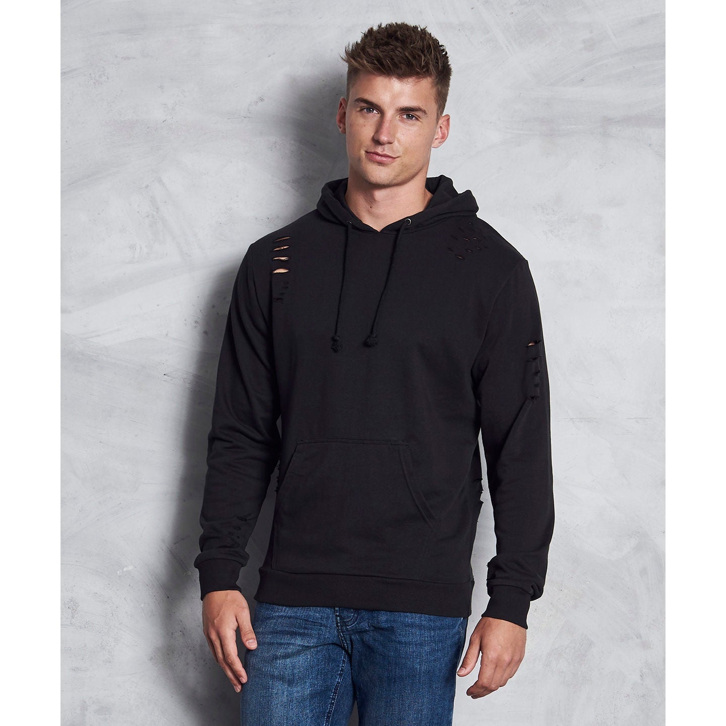 Awdis Just Hoods Distressed Hoodie