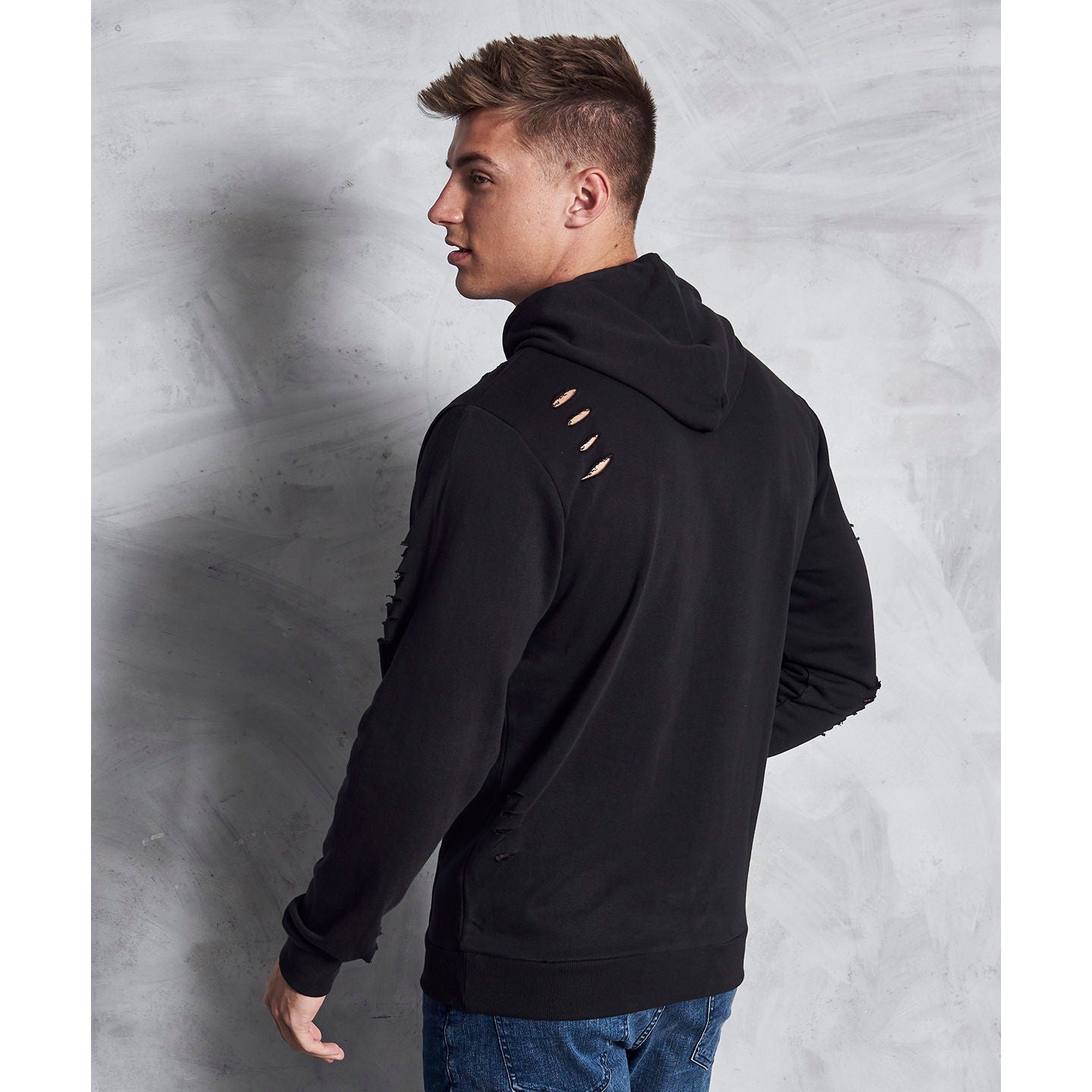 Awdis Just Hoods Distressed Hoodie