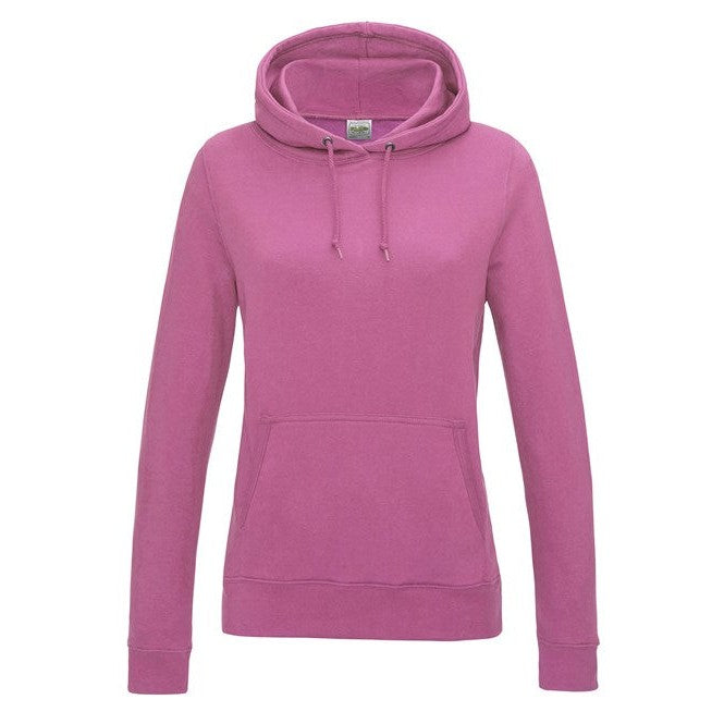 Awdis Just Hoods Women's College Hoodie - Candyfloss Pink