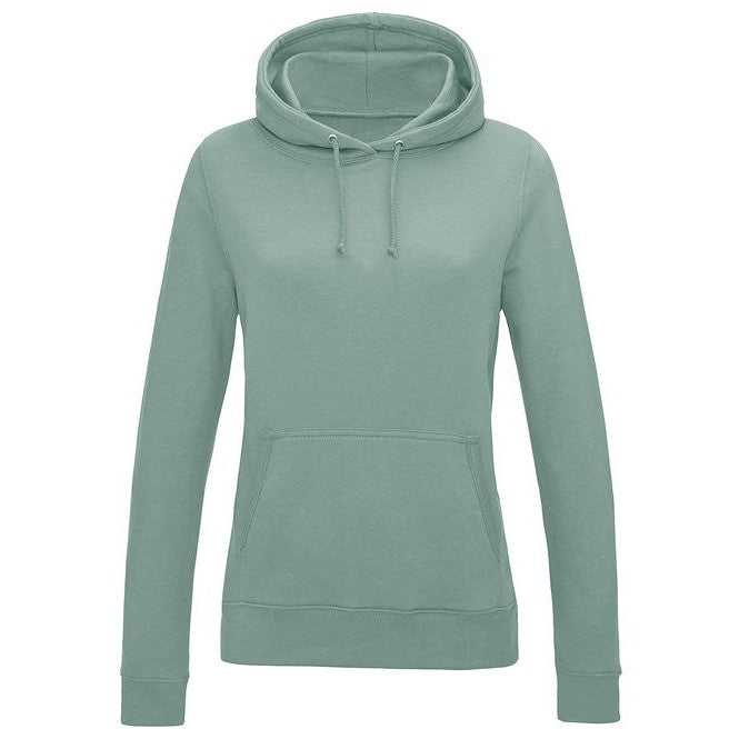 Awdis Just Hoods Women's College Hoodie - Dusty Green