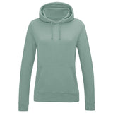 Awdis Just Hoods Women's College Hoodie - Dusty Green