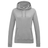 Awdis Just Hoods Women's College Hoodie - Heather Grey