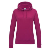 Awdis Just Hoods Women's College Hoodie - Hot Pink