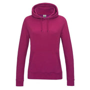 Awdis Just Hoods Women's College Hoodie - Hot Pink