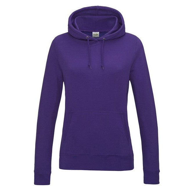 Awdis Just Hoods Women's College Hoodie - Purple
