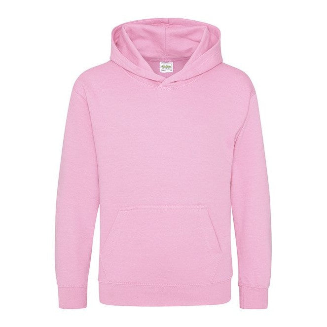 Awdis Just Hoods Kids Hoodie - Baby Pink