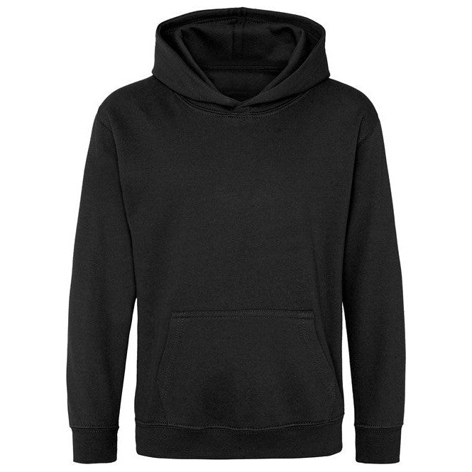 Awdis Just Hoods Kids Hoodie - Black Smoke
