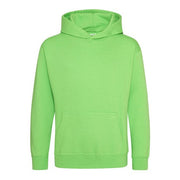 Awdis Just Hoods Kids Hoodie - Lime Green