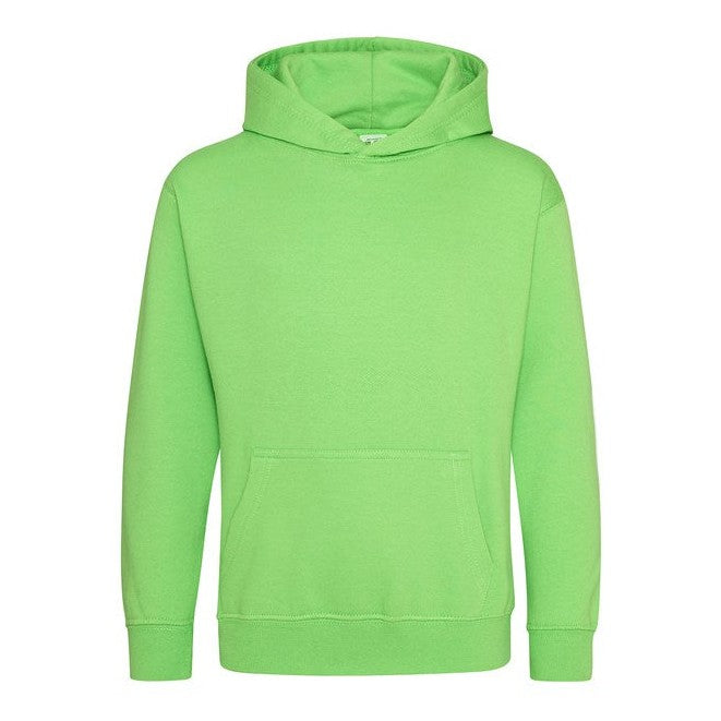 Awdis Just Hoods Kids Hoodie - Lime Green