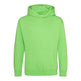 Awdis Just Hoods Kids Hoodie - Lime Green