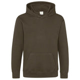 Awdis Just Hoods Kids Hoodie - Olive Green
