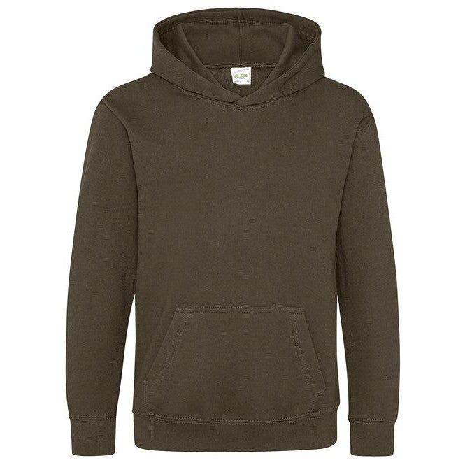 Awdis Just Hoods Kids Hoodie - Olive Green