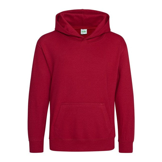 Awdis Just Hoods Kids Hoodie - Red Hot Chilli