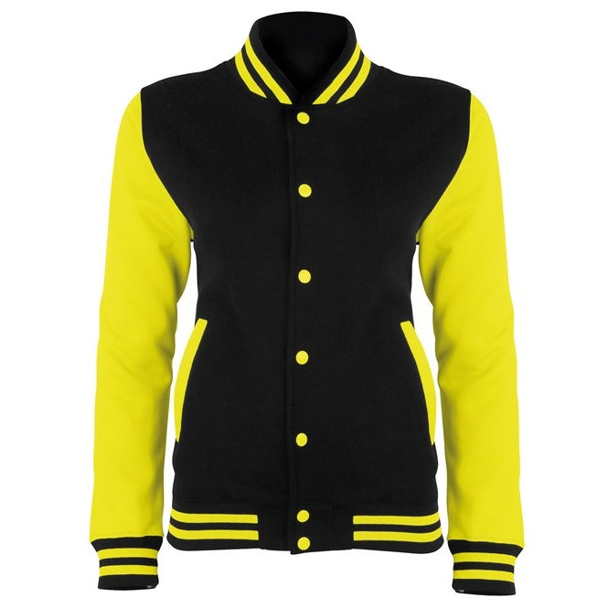 Awdis Just Hoods Electric Varsity Jacket