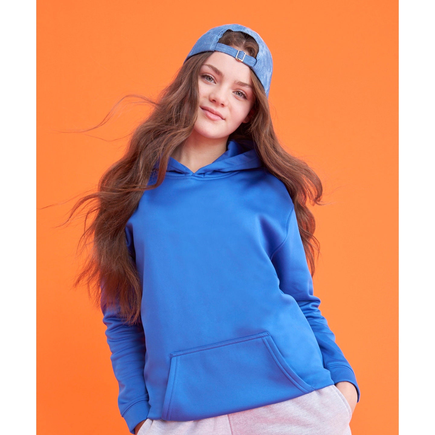 Awdis Just Hoods Kids Sports Polyester Hoodie