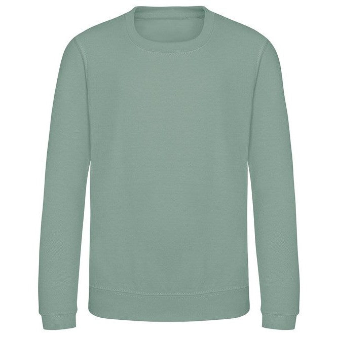Awdis Just Hoods Kids Awdis Sweatshirt - Dusty Green