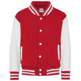 Awdis Just Hoods Kids Varsity Jacket