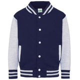 Awdis Just Hoods Kids Varsity Jacket