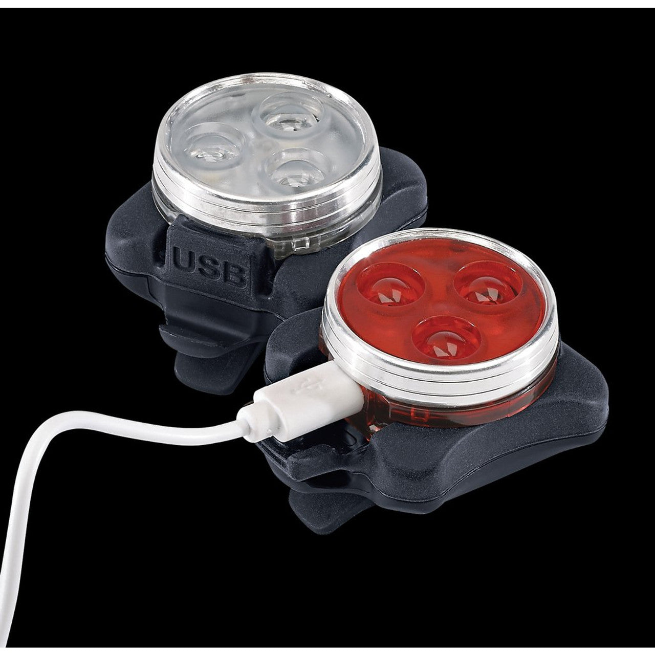 Draper Tools Rechargeable Led Bicycle Light Set