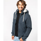 Kariban Vintage Sherpa-Lined Fleece Jacket