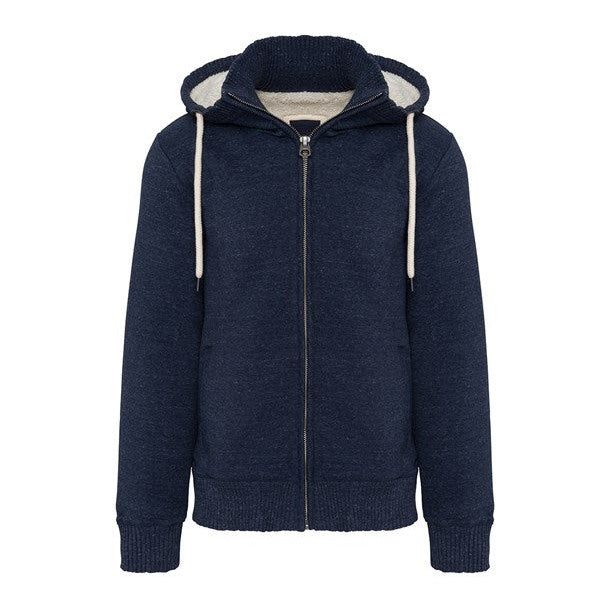 Kariban Vintage Sherpa-Lined Fleece Jacket