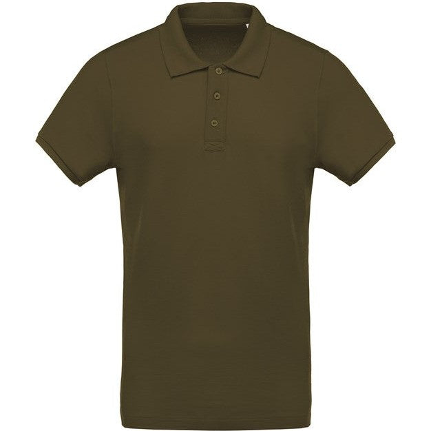 Kariban Men's Organic Piqué Short-Sleeved Polo Shirt