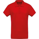 Kariban Men's Organic Piqué Short-Sleeved Polo Shirt