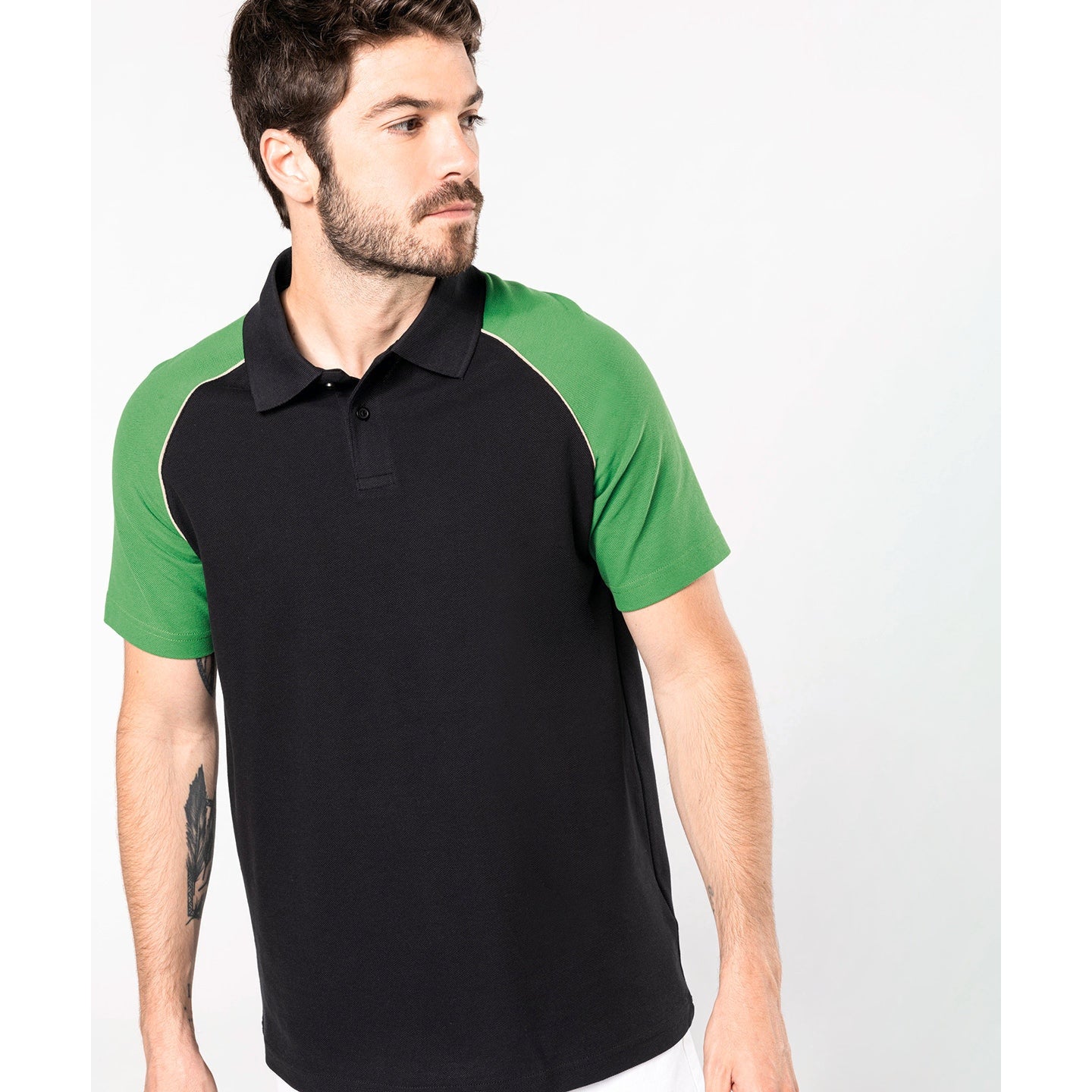 Kariban Polo Baseball Contrast Polo Shirt