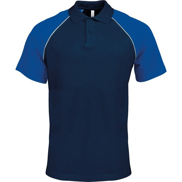 Kariban Polo Baseball Contrast Polo Shirt