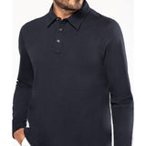 Kariban Jersey Knit Long Sleeve Polo Shirt