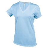 Kariban Ladies' Short-Sleeved V-Neck T-Shirt