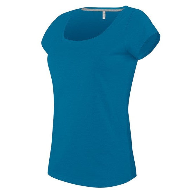Kariban Ladies Boat Neck Short-Sleeved T-Shirt