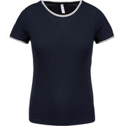 Kariban Ladies Piqué Knit Crew Neck T-Shirt