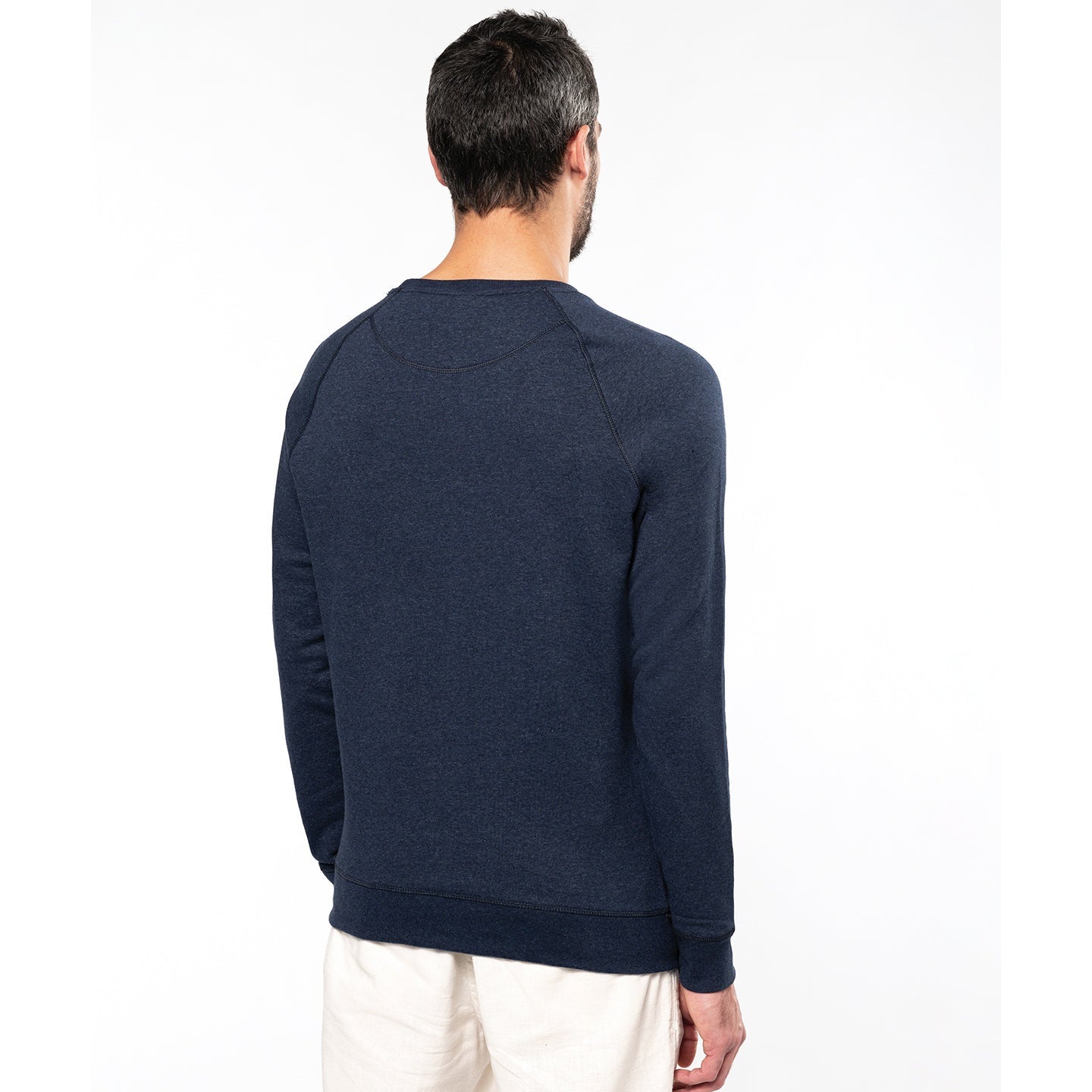 Kariban Men's Organic Cotton Crew Neck Raglan Sleeve Sweatshirt