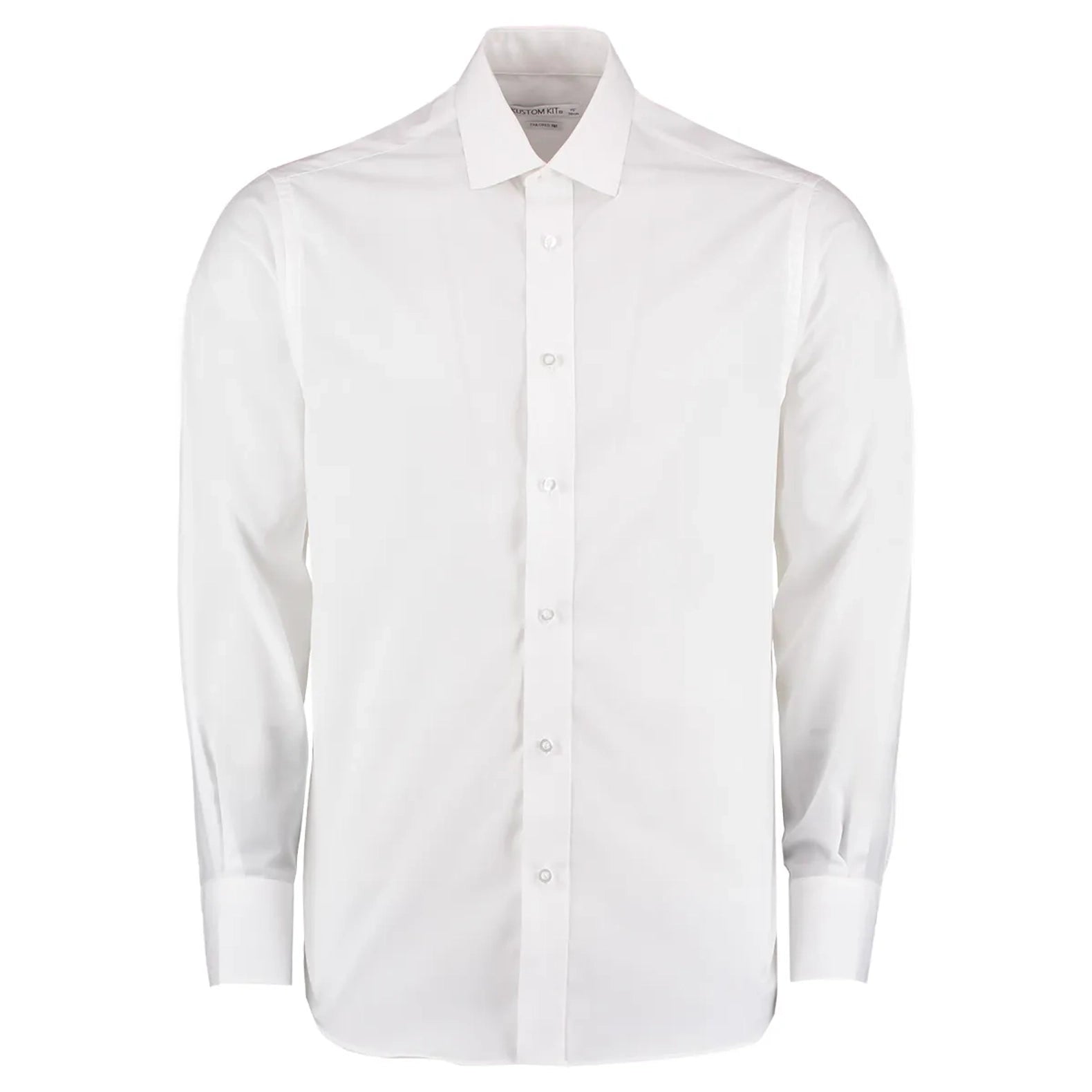 Kustom Kit Tailored Business Shirt Long-Sleeved (Tailored Fit)