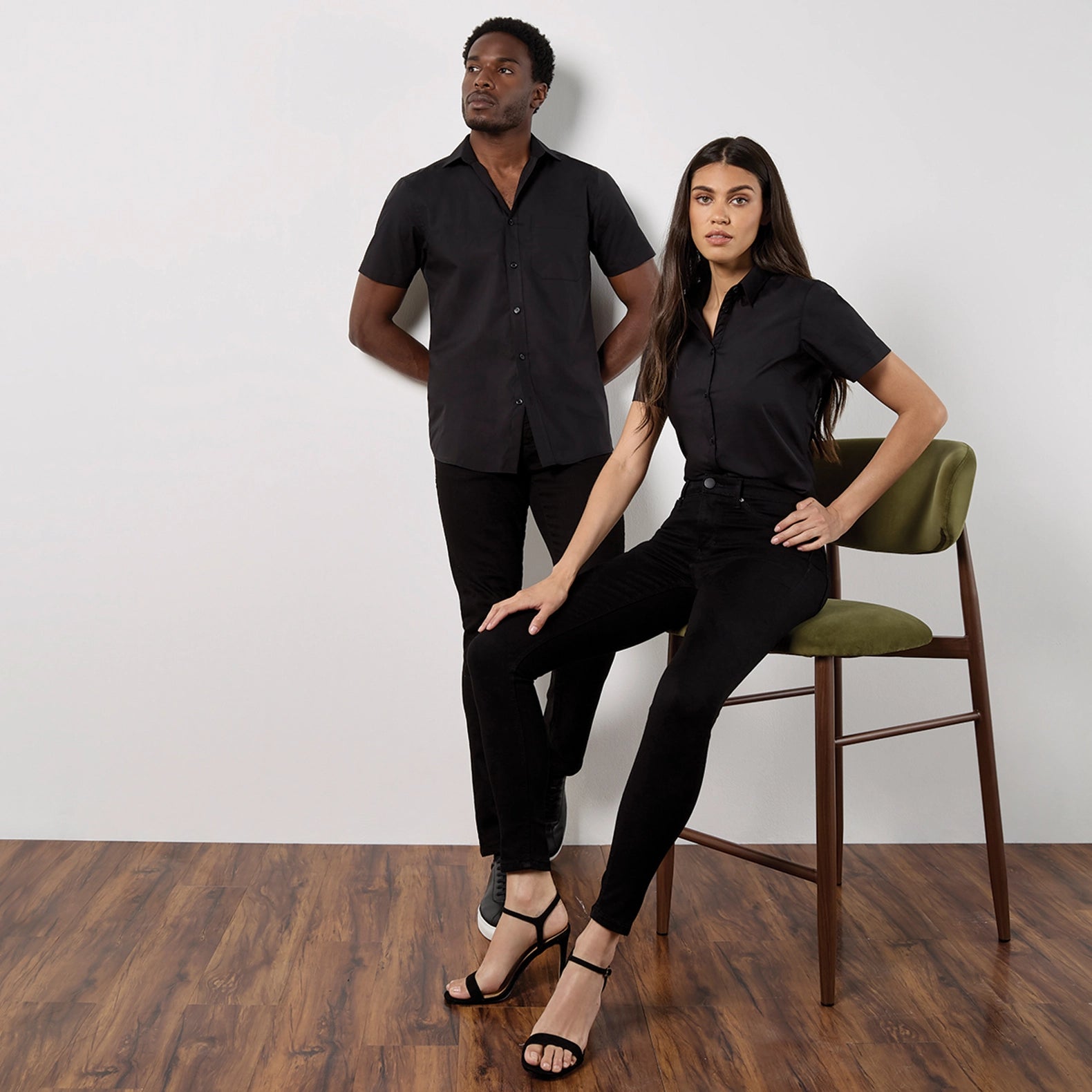 Kustom Kit Poplin Shirt Short-Sleeved (Tailored Fit)