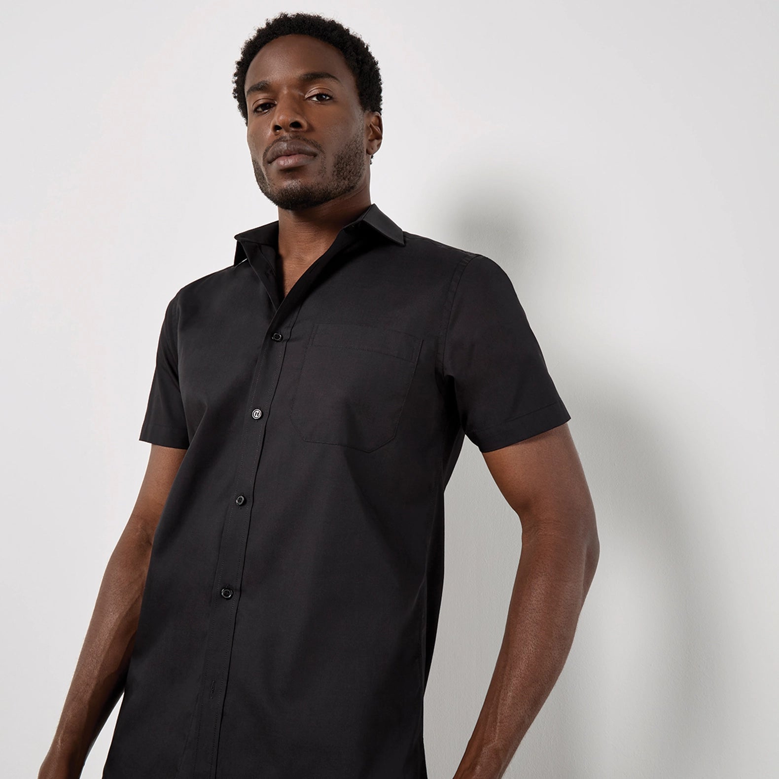 Kustom Kit Poplin Shirt Short-Sleeved (Tailored Fit)