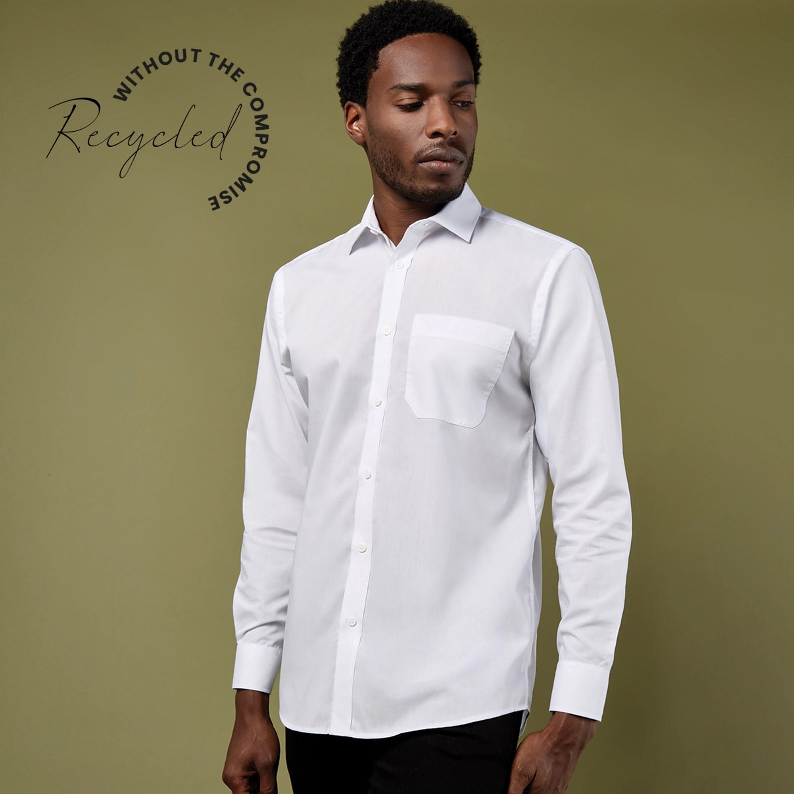 Kustom Kit Poplin Shirt Long-Sleeved (Tailored Fit)